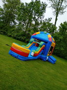 Rainbow Castle Waterslide
