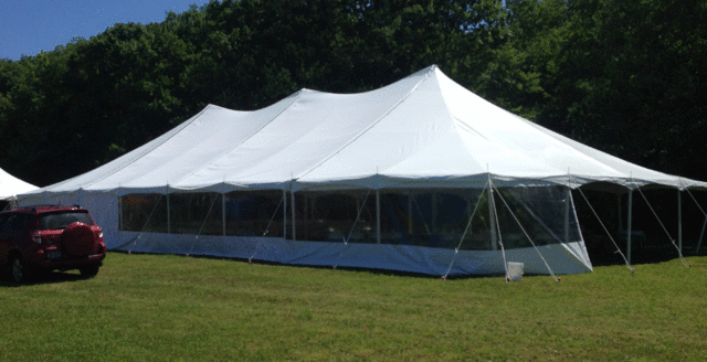 40 X 80  white Wedding Tent