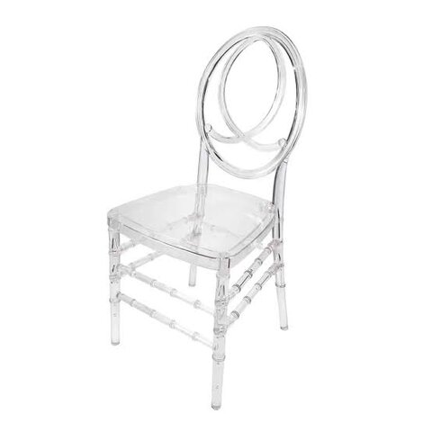 Resin Clear Infinity Chair Resin Clear Infinity Chair