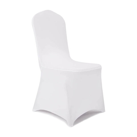 Spandex Chair Cover in white Spandex Chair Cover in white