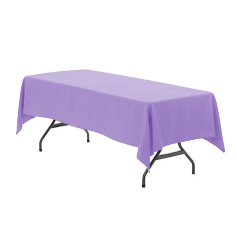 72 in Rectangular Tablecloth Lilac 72 in Rectangular Tablecloth Lilac