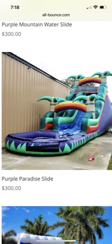 18’ Tropical paradise slide 18’ Tropical paradise slide