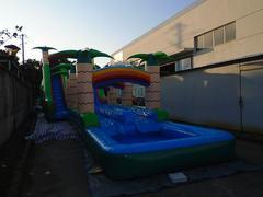 22' Tropical double lane Screamer w Slip n slide 22' Tropical double lane Screamer w Slip n slide