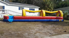 35' Multi colored Slip n slide w pool 35' Multi colored Slip n slide w pool