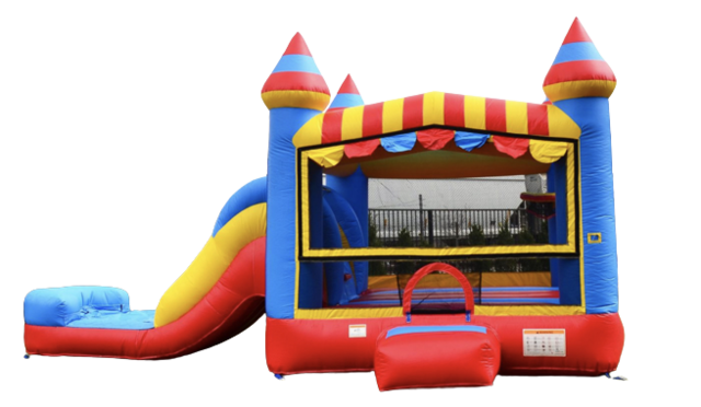 Circus Bounce House with Slide 
