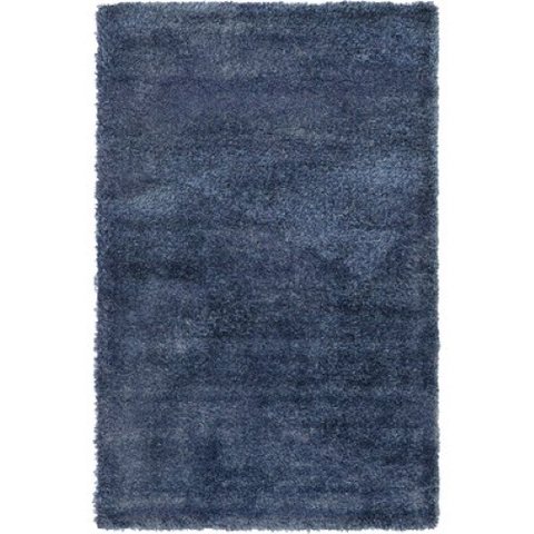 Rugs and Runners  - 5' x 7' Blue Shag Rug