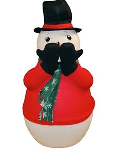 Holiday Party - Decorative Snowman Snow Machine