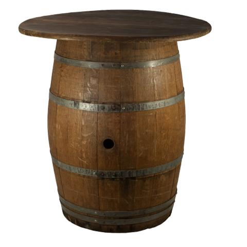 Tables - Whiskey Barrel High boy Table