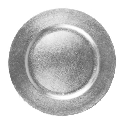 Catering Supplies - Charger - Silver Charger Plate