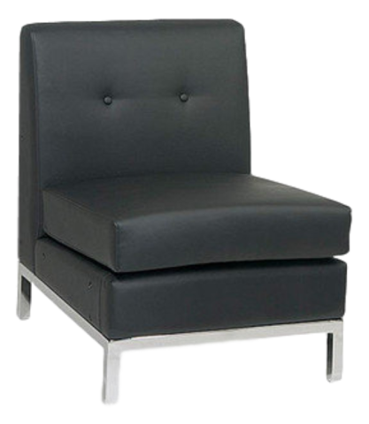 Chairs - Black Armless Chair