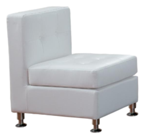 Chairs - White Armless Chair
