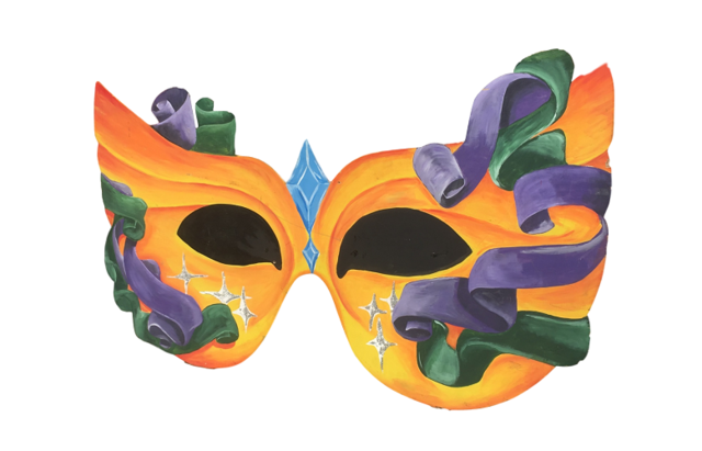 Mardi Gras Theme Party - Prop - Mask