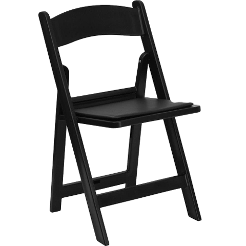 Chairs - Folding Black Padded