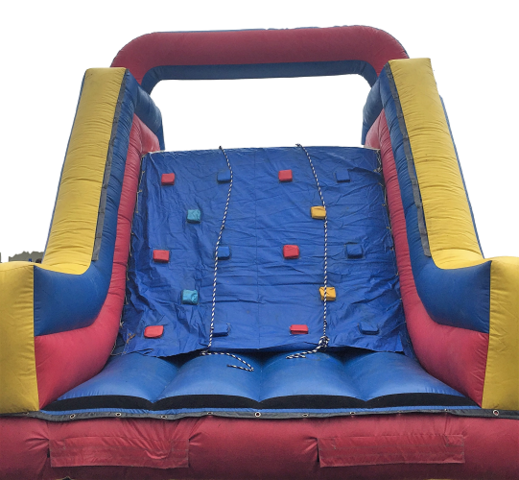 Inflatables - 18 Foot Slide with Rock Wall Climb Combination