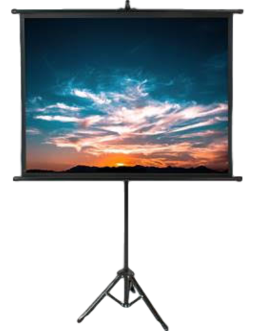 Sound and Lighting  - Projector Screen - Pull Up