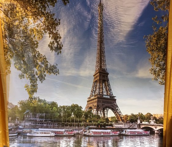 Backdrop - Eiffel Tower Backdrop