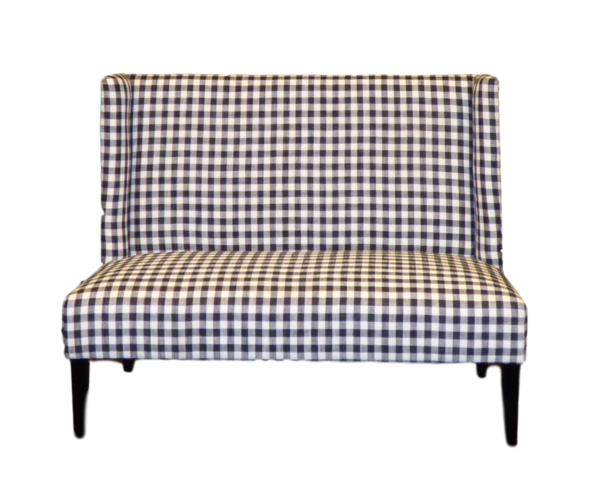 Chairs - Checkered Love Seat