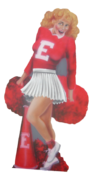 Cheerleader Photo Flat