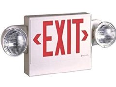 Lighted Tent Exit Sign