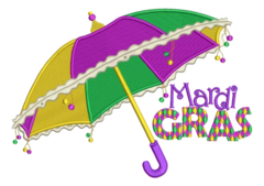  Mardi Gras Umbrellas Decorating