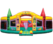 Toddler Crayon Playland Obstacle Course