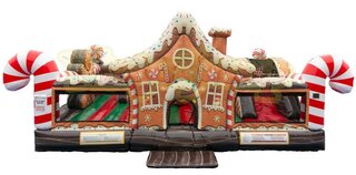 Gingerbread Holiday Bounce House