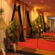 Entrance - Red Carpet with Greenery