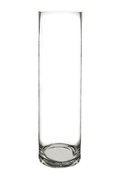 Glass Cylinder Vase 18'T x 5'W