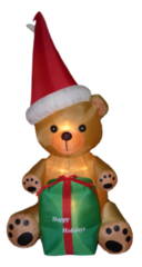 Inflatable Holiday Bear