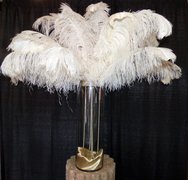 Feathers & Pearls Centerpiece