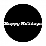 Happy Holidays GOBO Disc
