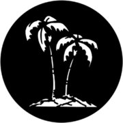 Cruise Ship Palm Tree GOBO DISC