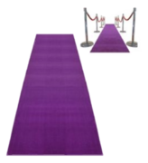  3' x '10 Purple Carpet Runner