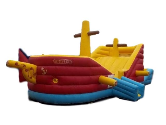 Pirate Ship Obstacle Course and Bounce House Combo Pirate Ship Obstacle Course and Bounce House Combo