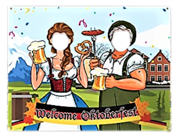 Oktoberfest - Photo Fronts - 2 person - Landscape