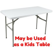 Adjustable 4ft Table- 
