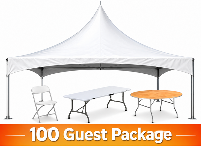 High Peak Tent Package for 100 Guests High Peak Tent Package for 100 Guests
