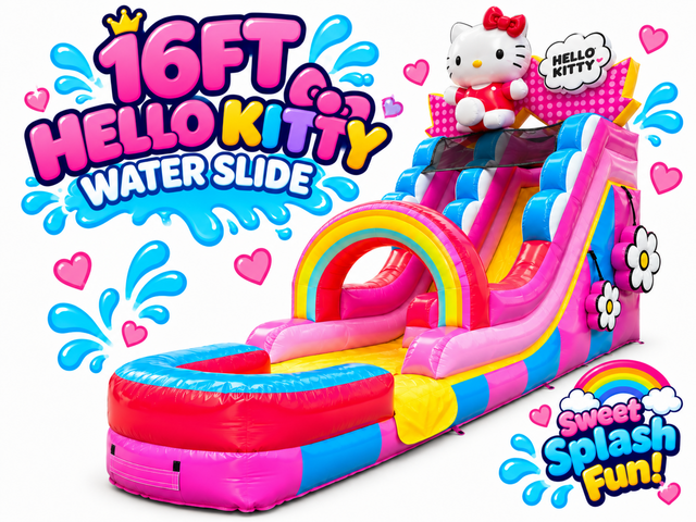 16FT Hello Kitty Water Slide 16FT Hello Kitty Water Slide