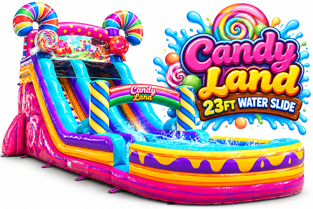 Candy Land 23Ft Water Slide Candy Land 23Ft Water Slide