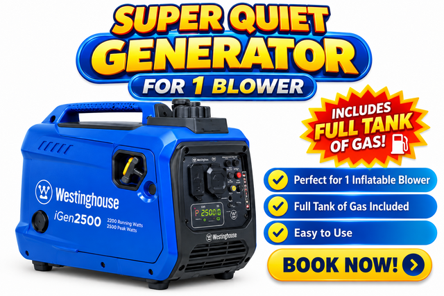 Super Quiet Generator 1 Blower (Including Full Tank Of Gas) Super Quiet Generator 1 Blower (Including Full Tank Of Gas)