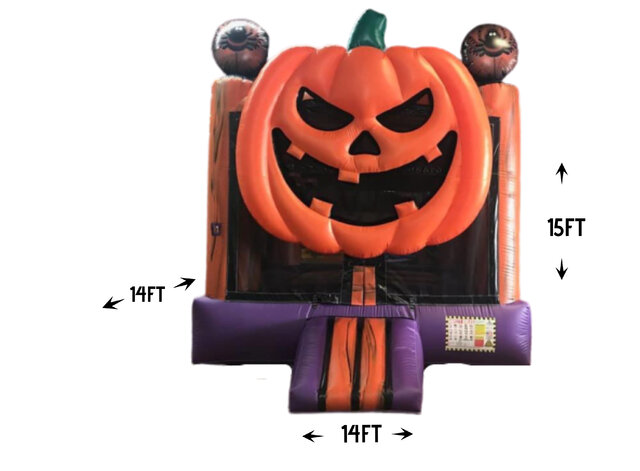 R6 - 3D Halloween Bounce House R6 - 3D Halloween Bounce House