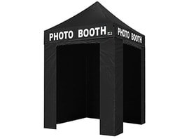 Black Photo Booth Enclosure