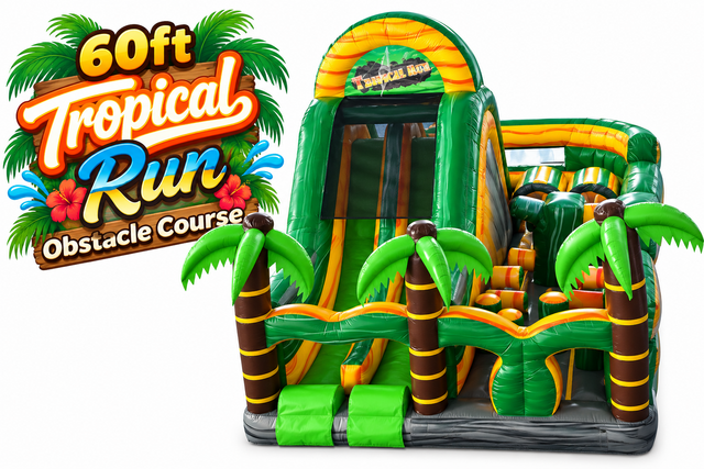 R78 - 60Ft Tropical Run Obstacle Course R78 - 60Ft Tropical Run Obstacle Course