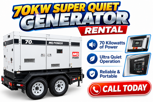 70kw Towable Diesel Generator Rental β Reliable Power Anywhere! 70kw Towable Diesel Generator Rental β Reliable Power Anywhere!