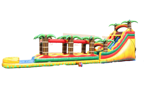 S07 65Ft Tropical Fire SUPER LONG- Water Slide S07 65Ft Tropical Fire SUPER LONG- Water Slide