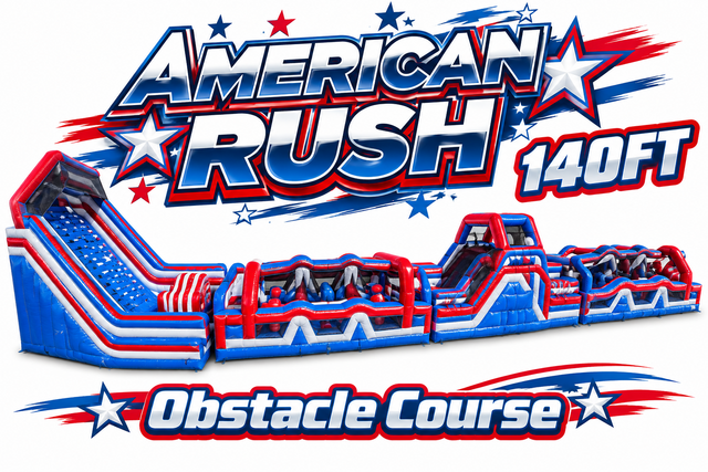 140 Ft American Rush Obstacle Course 140 Ft American Rush Obstacle Course