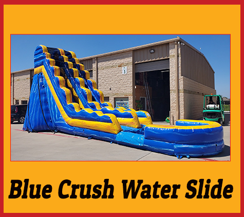 S02 - 22 FT Blue Crush Water Slide S02 - 22 FT Blue Crush Water Slide