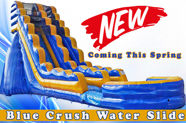 S04 - 22 FT Blue Crush Water Slide S04 - 22 FT Blue Crush Water Slide
