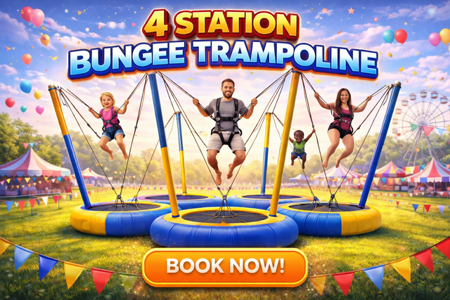 4 Station Bungee Trampoline / Spider Jump 4 Station Bungee Trampoline / Spider Jump