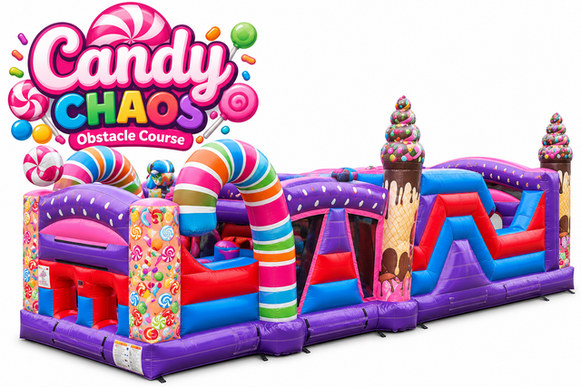 30Ft Candy Chaos Obstacle Course 30Ft Candy Chaos Obstacle Course
